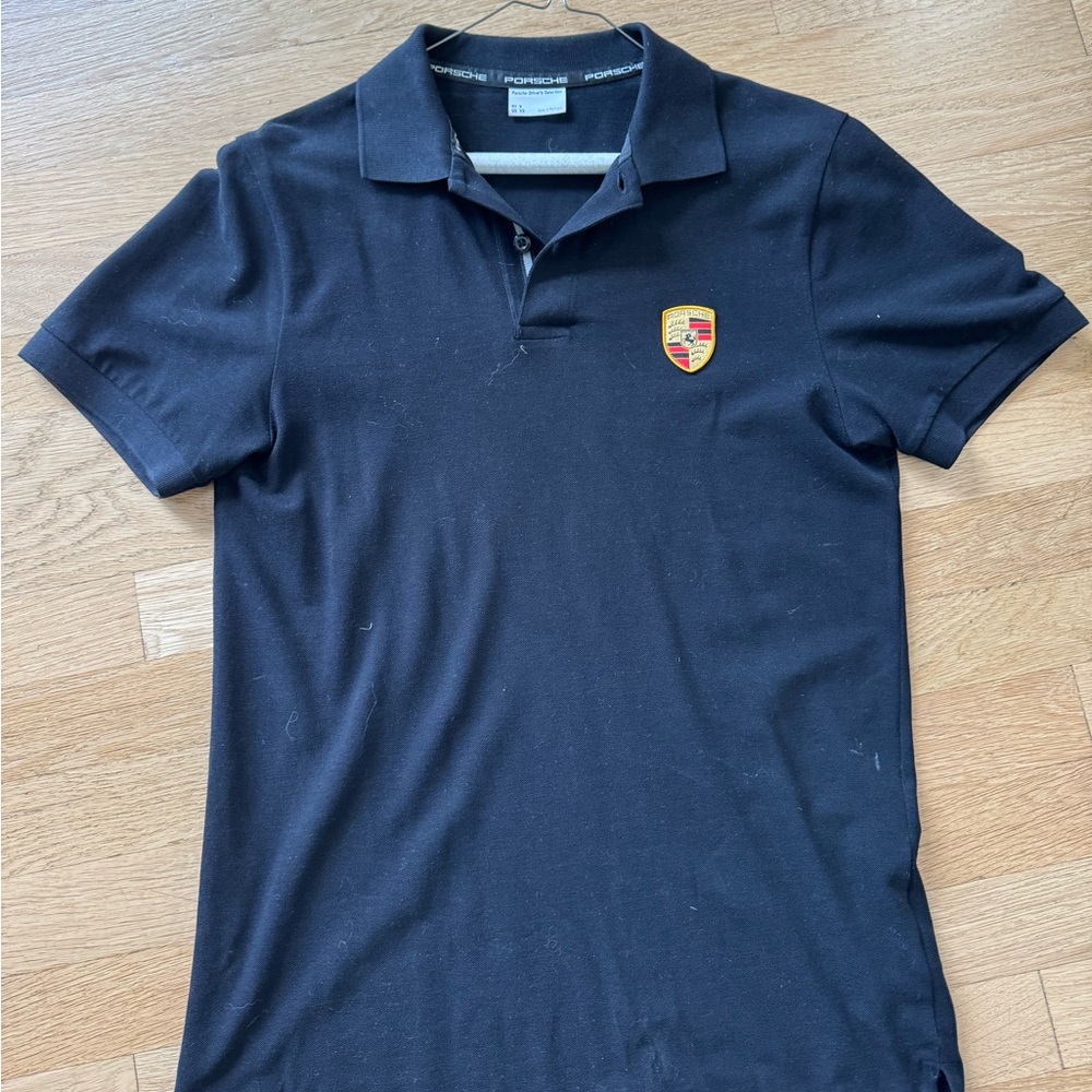 Men’s Porsche Polo Short Sleeve Black XS